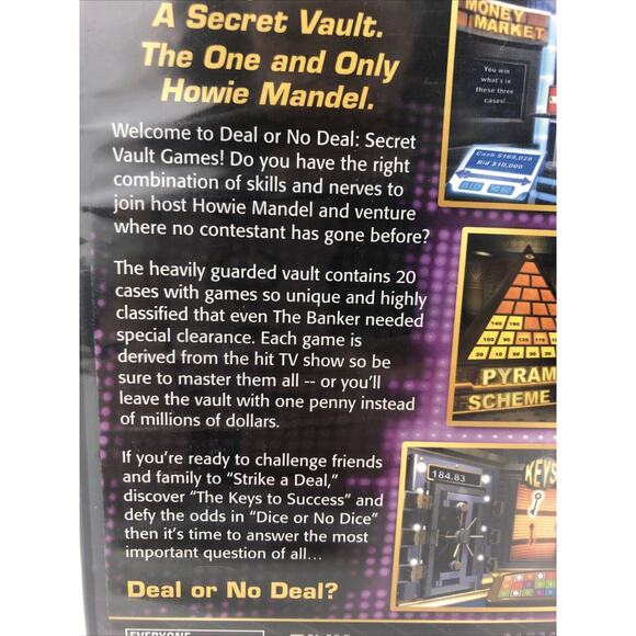 Deal or No Deal‎ PC Games Secret Vault Games PC Windows XP/Vista Howie Mandel - Picture 6 of 9